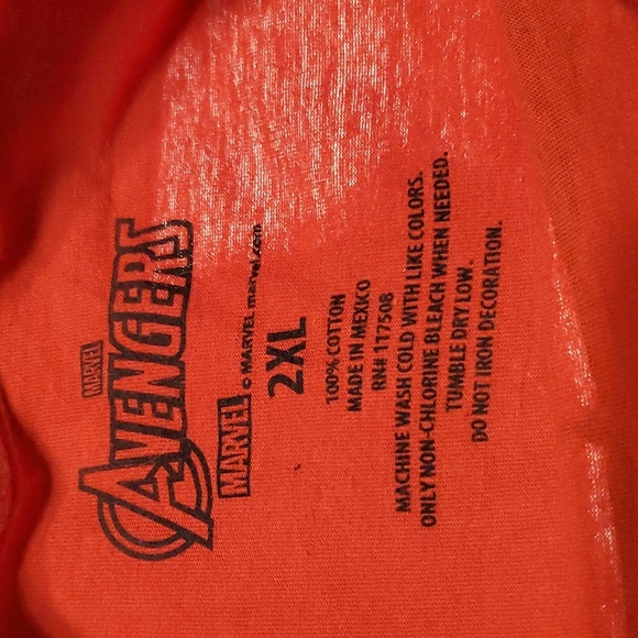 Marvel Iron Man Avengers T Shirt 2XL - Picture 4 of 7